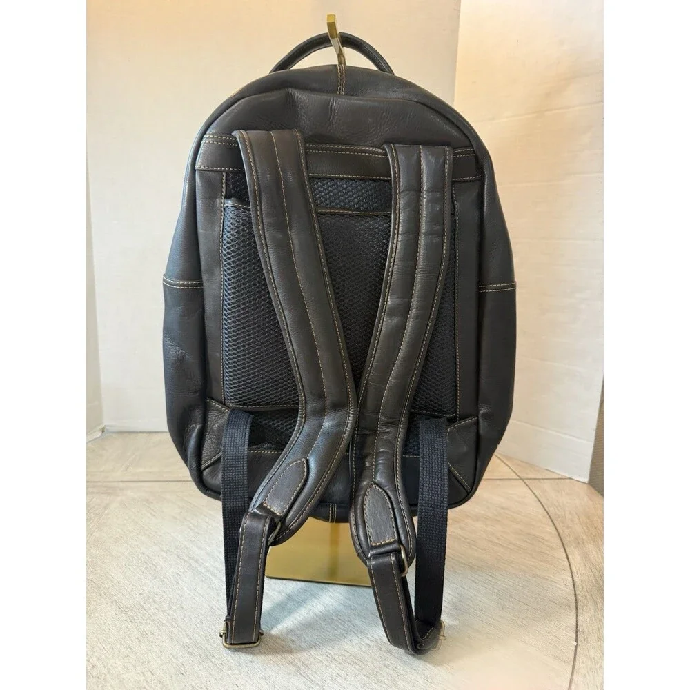 Links And Kings Crown Backpack Crown Black‎ Leather Collection New With Tags